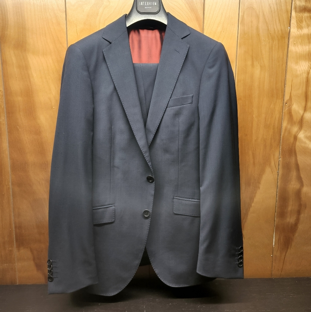 Sarah navy 2 piece suit